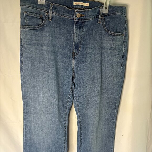 Levi's 725 High Rise Bootcut Blue Jeans Women's- Size18W - Picture 1 of 4